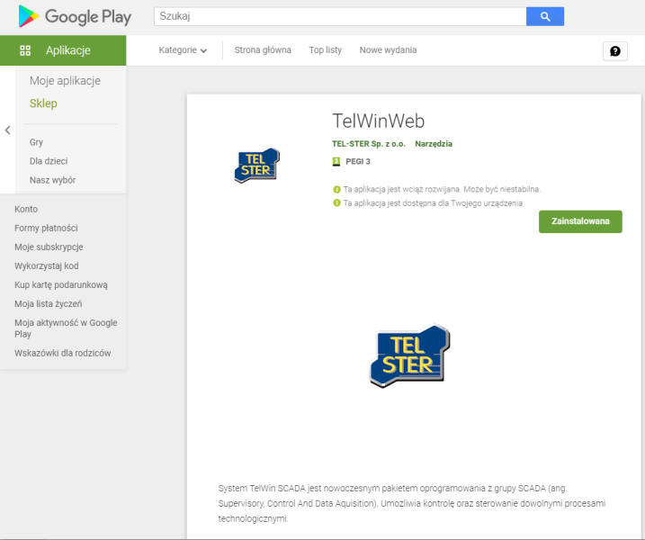 TelWinWeb | Google play